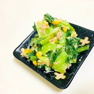 ツナとちんげん菜のサラダ